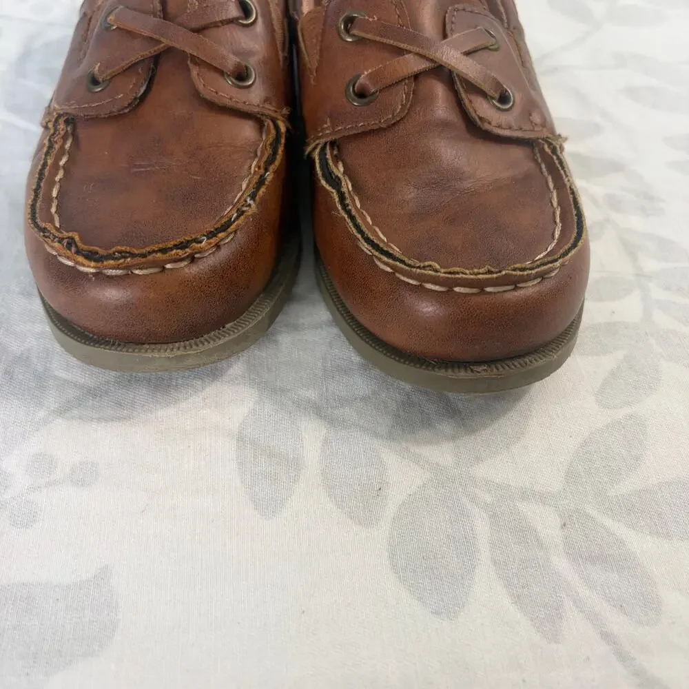 Carter's Toddler Boat Shoes Brown Size 12 First Day School Picture Day